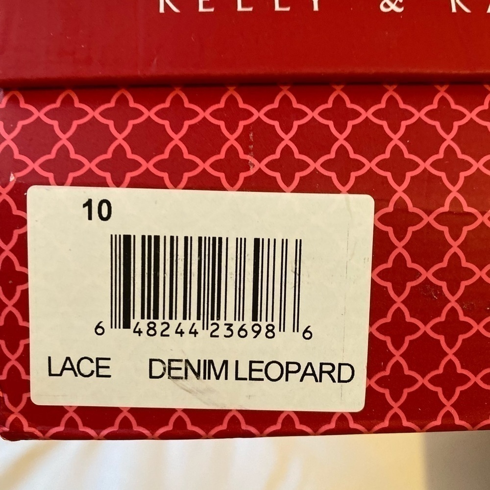 NEW IN BOX Kelly & Katie Lace Denim Flats. Women’s Size 10M - Picture 6 of 8